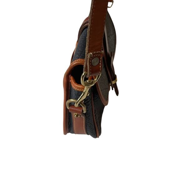 Dooney and Bourke All Weather Equestrian Crossbody Bag Navy Blue Vintage 90 EUC - Picture 15 of 15
